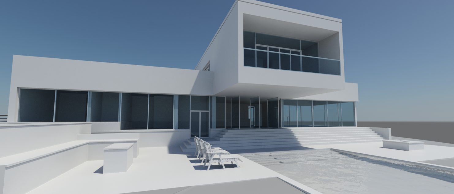 pool house rendering